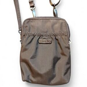 Baggallini Take Two RFID Bryant Crossbody Brown Wristlet
